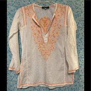 L’Habilleur Cotton Embroidered Tunic
